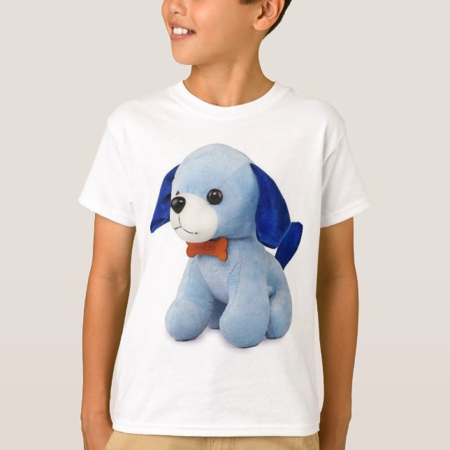 T-shirt Webby Soft Animal Standing Dog (Devant)