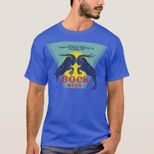 T-shirt Weber Waukesha Bock Bière Déficit Rétro Wisconsin 