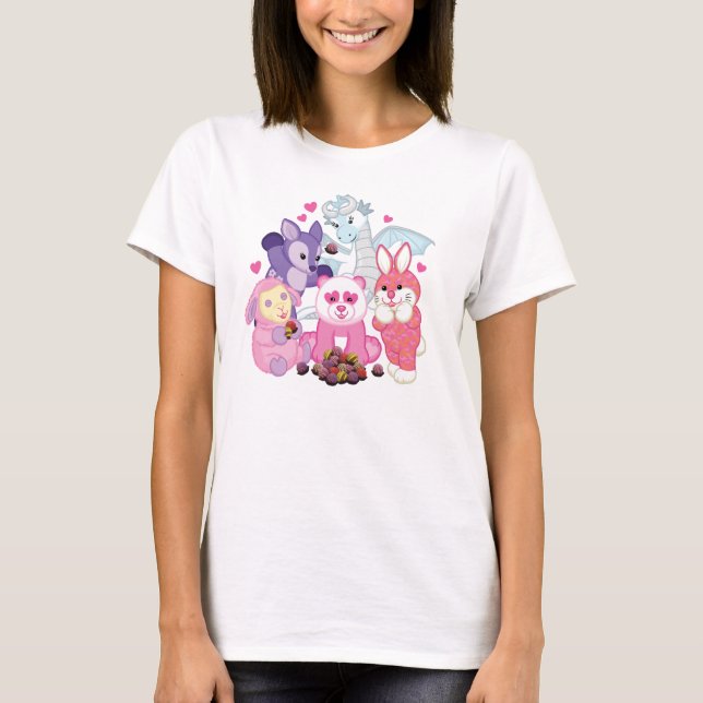 T-shirt Webkinz choie les chocolats de Valentine d'amour (Devant)