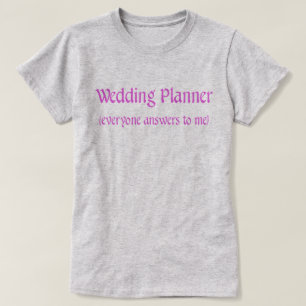 T-shirt Wedding planner