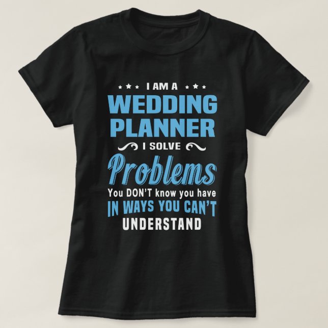 T-shirt Wedding planner (Design devant)