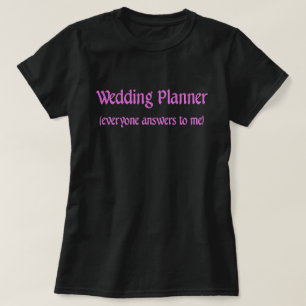 T-shirt Wedding planner