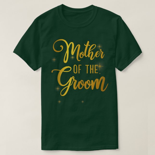 T-shirt Wedding Shower Mother of the Groom For Mom From Gr (Design devant)