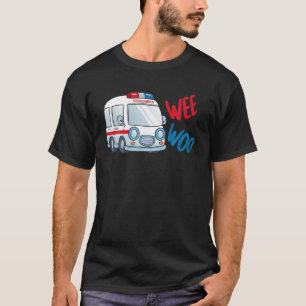 T-shirt WEE WOO AMR. EMT AMR. Paramedic Tee - shirt Pour L