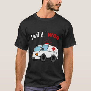 T-shirt Wee Woo Pompier Ou Sauveur