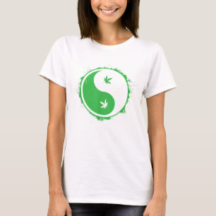 T-shirt Weed Yin Yang