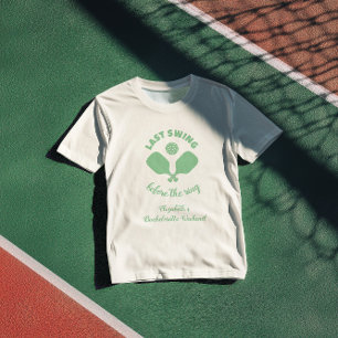 T-shirt Week-end de célibataire de pickleball