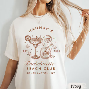 T-shirt Week-end d'enterrement de vie de jeune fille bleu