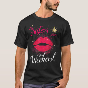 T-shirt Week-End Des Soeurs 2023 Les Filles Vacances Voyag