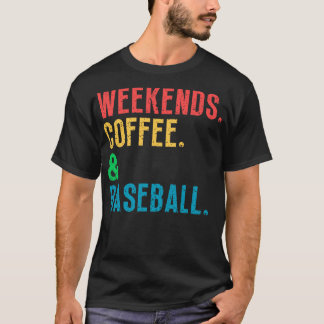 T-shirt Week-ends Café et Baseball 11