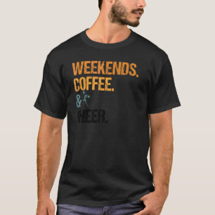 T-shirt Week-ends Café Et Cheerleader Maman Mère