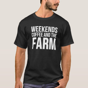 T-shirt Week-ends Café Et Ferme - Farmant