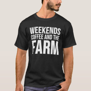 T-shirt Week-ends Café Et Ferme - Farmant