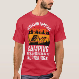 T-shirt Weekend camping friend