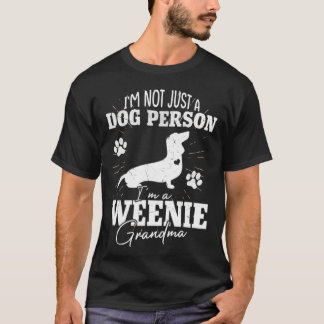 T-shirt Weenie Dog Grandma  for Women Dog Mom  Mothers Day