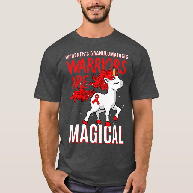 T-shirt Wegeners Granulomatosis Warrier Polyangiitis WG (Devant)