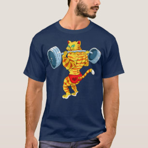 T-shirt Weightlifing Barbell Funny Workout Gym Weightlift