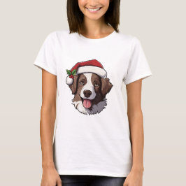 T-Shirt - Weihnachtsbräunchen Brown und Weiß