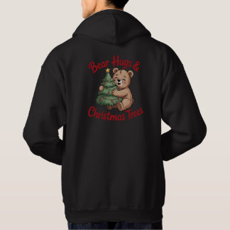 T-Shirt Weihnachtsfest, kleiner Bär spielt Weihnac Hoodie