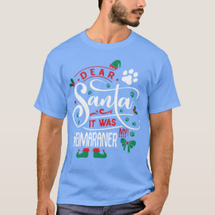T-shirt Weimaraner Chien de Noël Chien de race fille fille