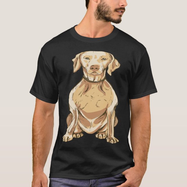 T-shirt Weimaraner dog (Devant)