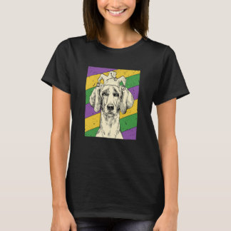 T-shirt Weimaraner Jester Mardi Gras Dog Mom or Dad