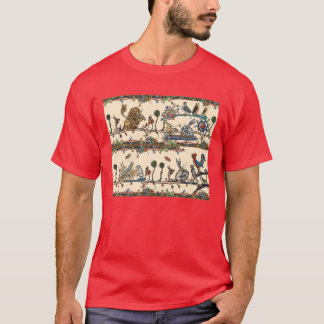 T-shirt WEIRD MEDIEVAL BESTIARY MAKING MUSIC Violinist Lio