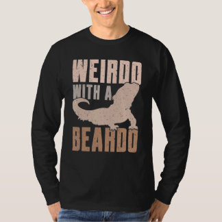 T-shirt Weirdo Avec Un Beardo Dragon Lizard Gecko P