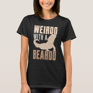 T-shirt Weirdo Avec Un Beardo Dragon Lizard Gecko P