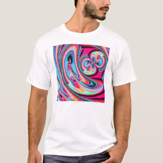 T-Shirt Weiß gelassenes vorbeigekommenes #2