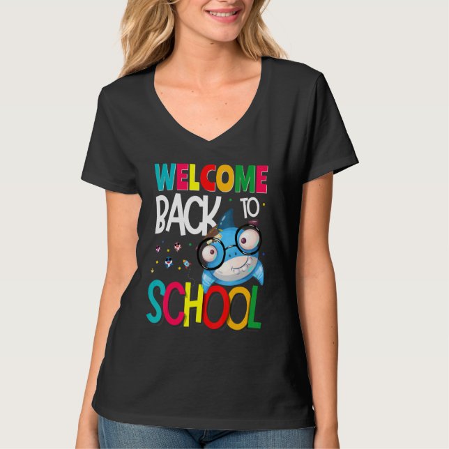 T-shirt Welcome Back to School First Day of School Teacher (Devant)