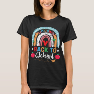 T-shirt Welcome Back To School Rainbow First Day of School