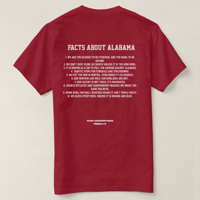 T-shirt Welcome to Alabama (Design dos)