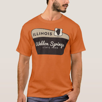 T-shirt Weldon Springs State Park Illinois Affiche de bien