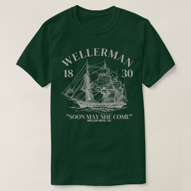 T-shirt Wellerman Hommage Sea Shûtes Rhum sucre (Design devant)