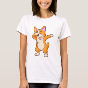 T-shirt Welsh Corgi à Dance Dab Hip hop