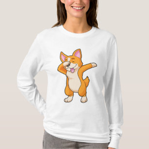 T-shirt Welsh Corgi à Dance Dab Hip hop