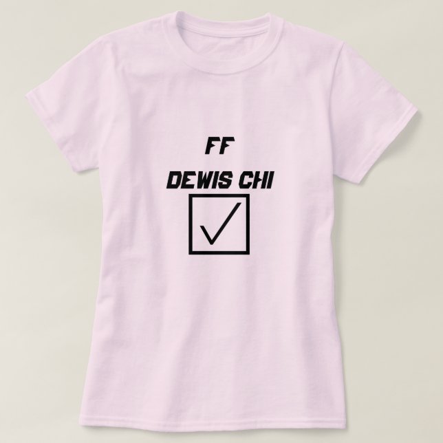 T-shirt Welsh Word ff dewis chi (Design devant)