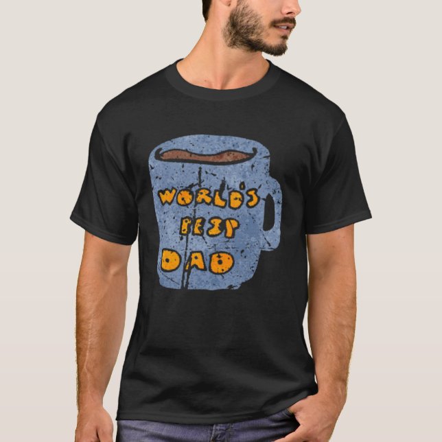 T-shirt Weltbeste Papa Father's Day  Pocket Mug (Devant)