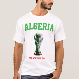 T-Shirt Weltmeisterschaft für Algerien-Mannschaft