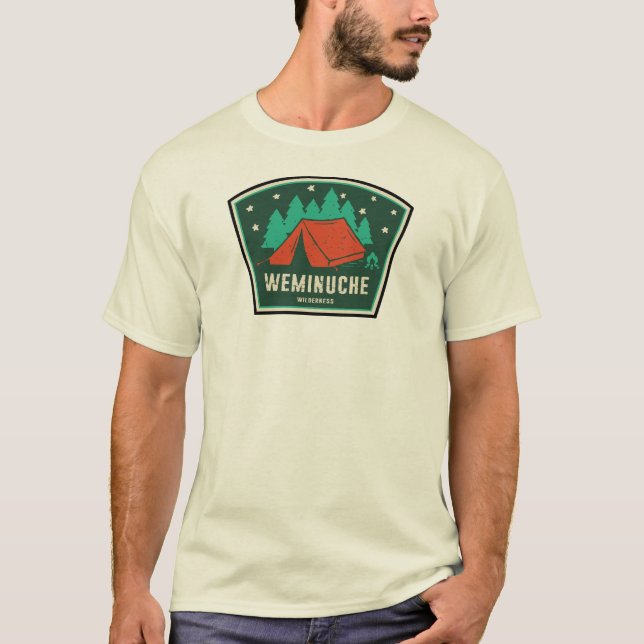 T-shirt Weminuche Wilderness Colorado Camping (Devant)