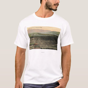 T-shirt Wenatchee, vue de WashingtonAerial d'un verger
