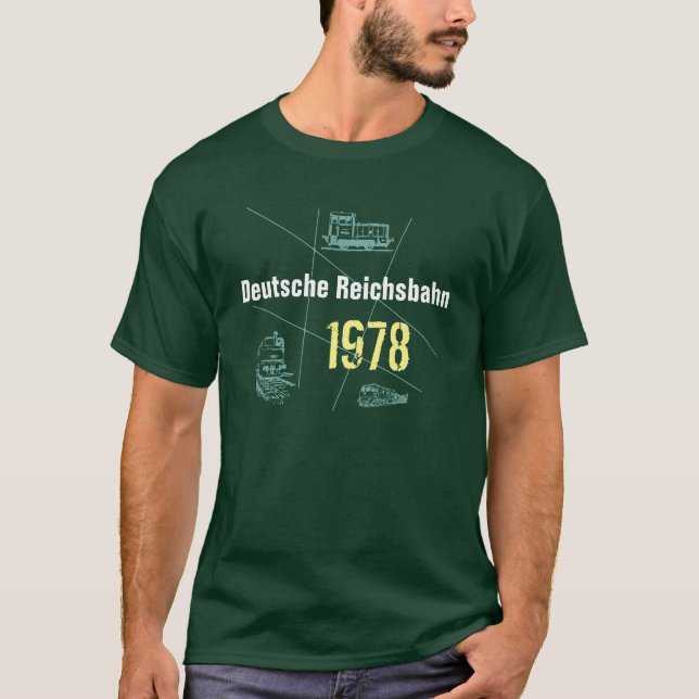 T-shirt Werbedesign Deutsche Reichsbahn (Devant)