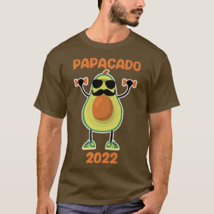 T-shirt Werdender Papa Dit Papacado Vegan Avocado Fathe