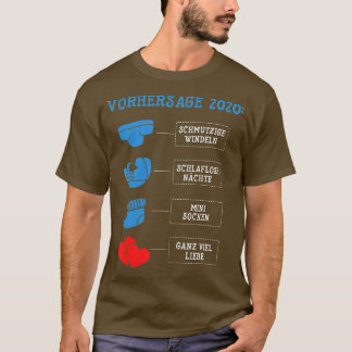T-shirt Werdender Vater 2023 Papa Papa Fête des pères Cade
