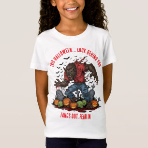 T-Shirt 🐺 Werewolf Halloween Horror Tee 🎃