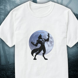 T-shirt Werewolf Howling - Pleine lune
