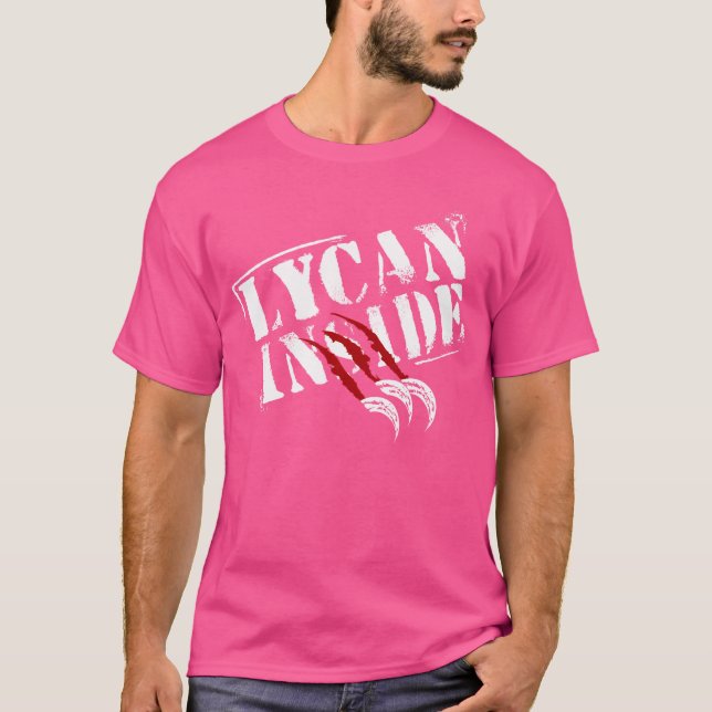 T-shirt Werewolf Lycan à l'intérieur Wolf Beast Horreur Lo (Devant)