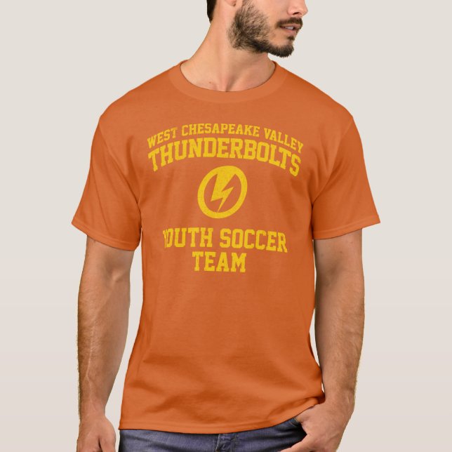 T-shirt West Chesapeake Valleyhunderbolts Youth Soccer vin (Devant)