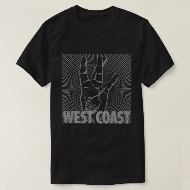 T-shirt West Coast HipHop King (Design devant)